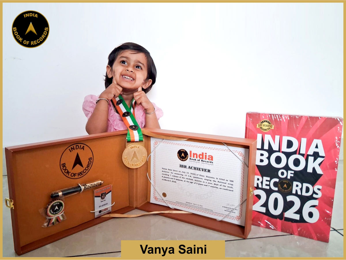 Vanya Saini – IBR Achiever