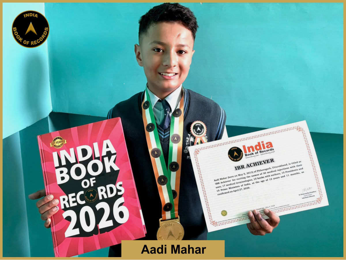 Aadi Mahar – IBR Achiever