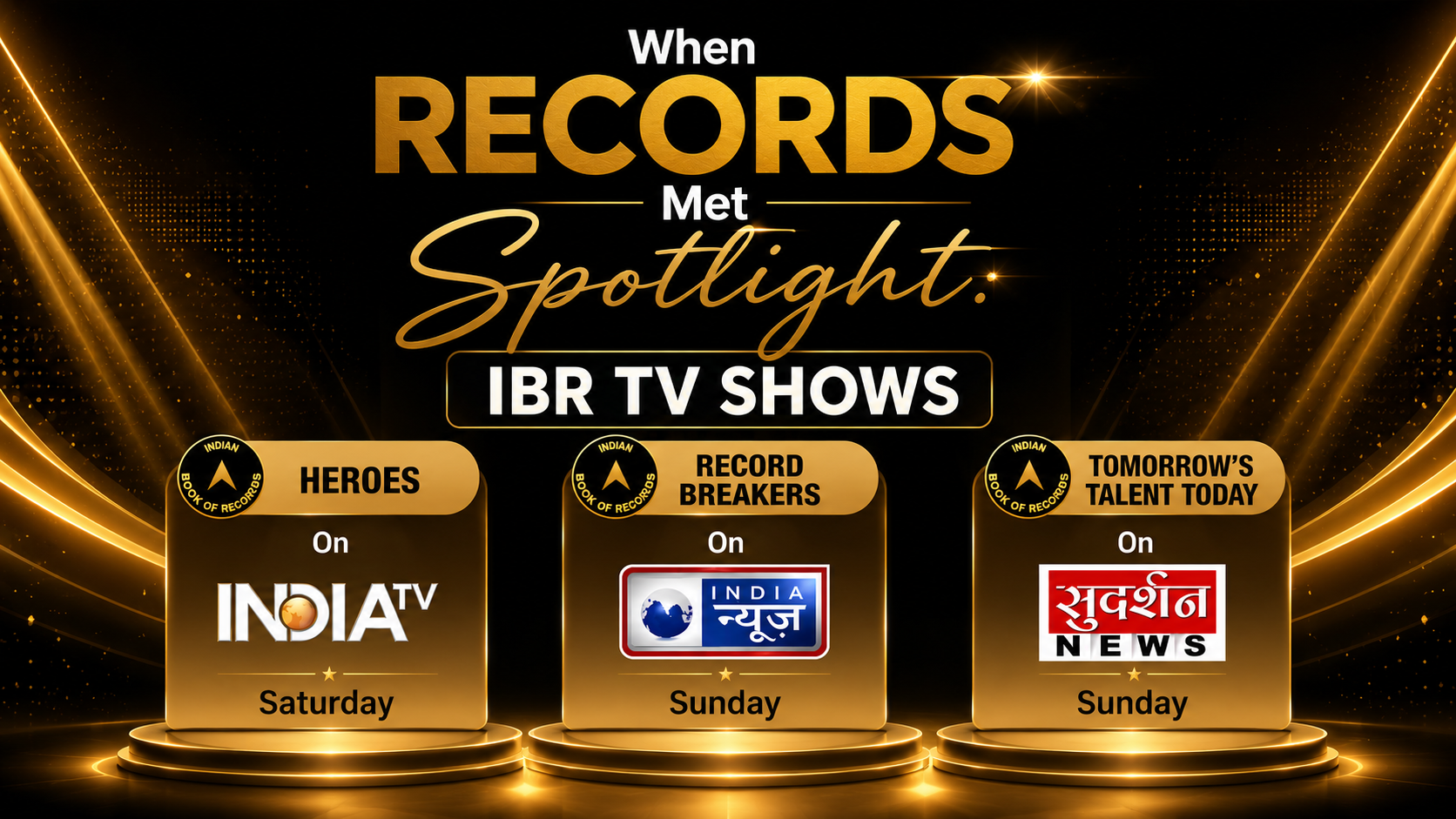 When Records Met Spotlight: IBR TV Shows