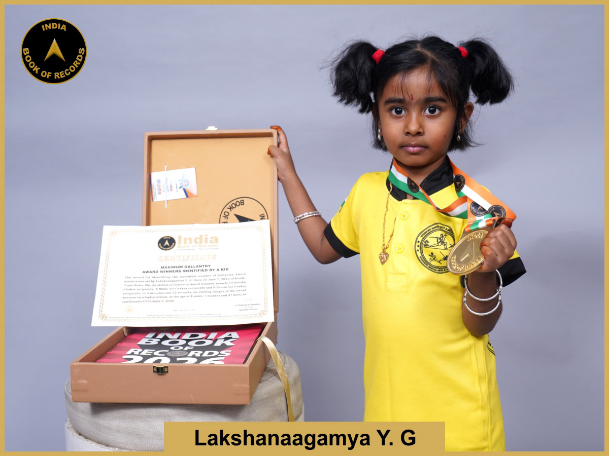 Maximum Gallantry Award winners identified by a kid