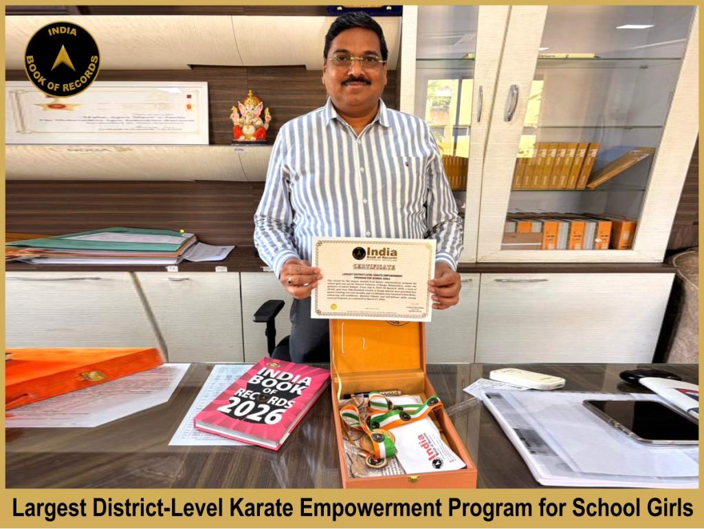 Largest District-Level Karate Empowerment Program for School Girls