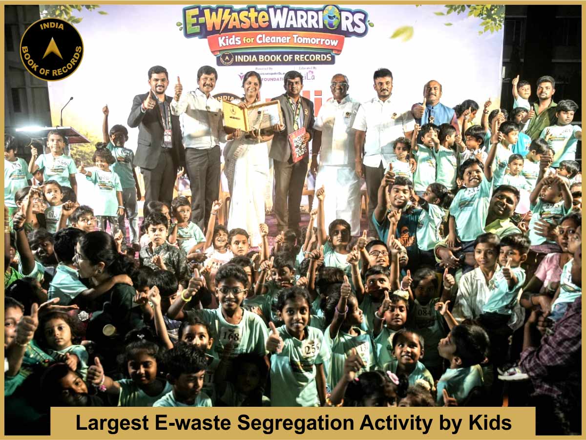 Largest E-waste Segregation Activity by Kids