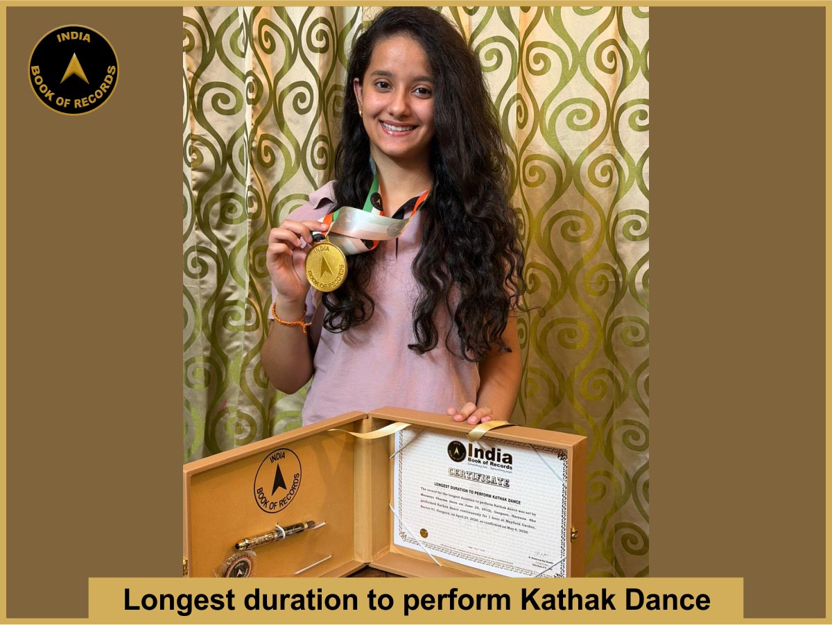 Longest duration to perform Kathak dance