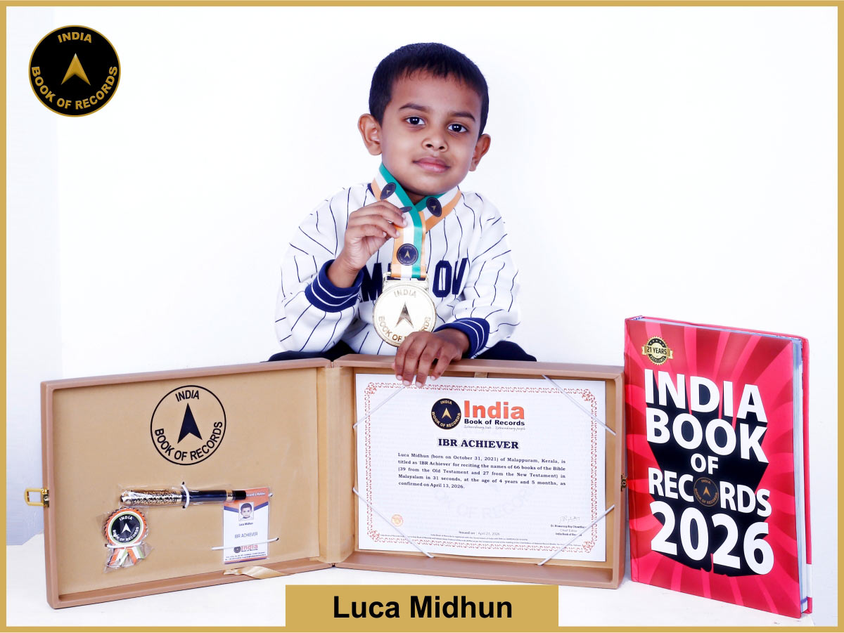 Luca Midhun – IBR Achiever