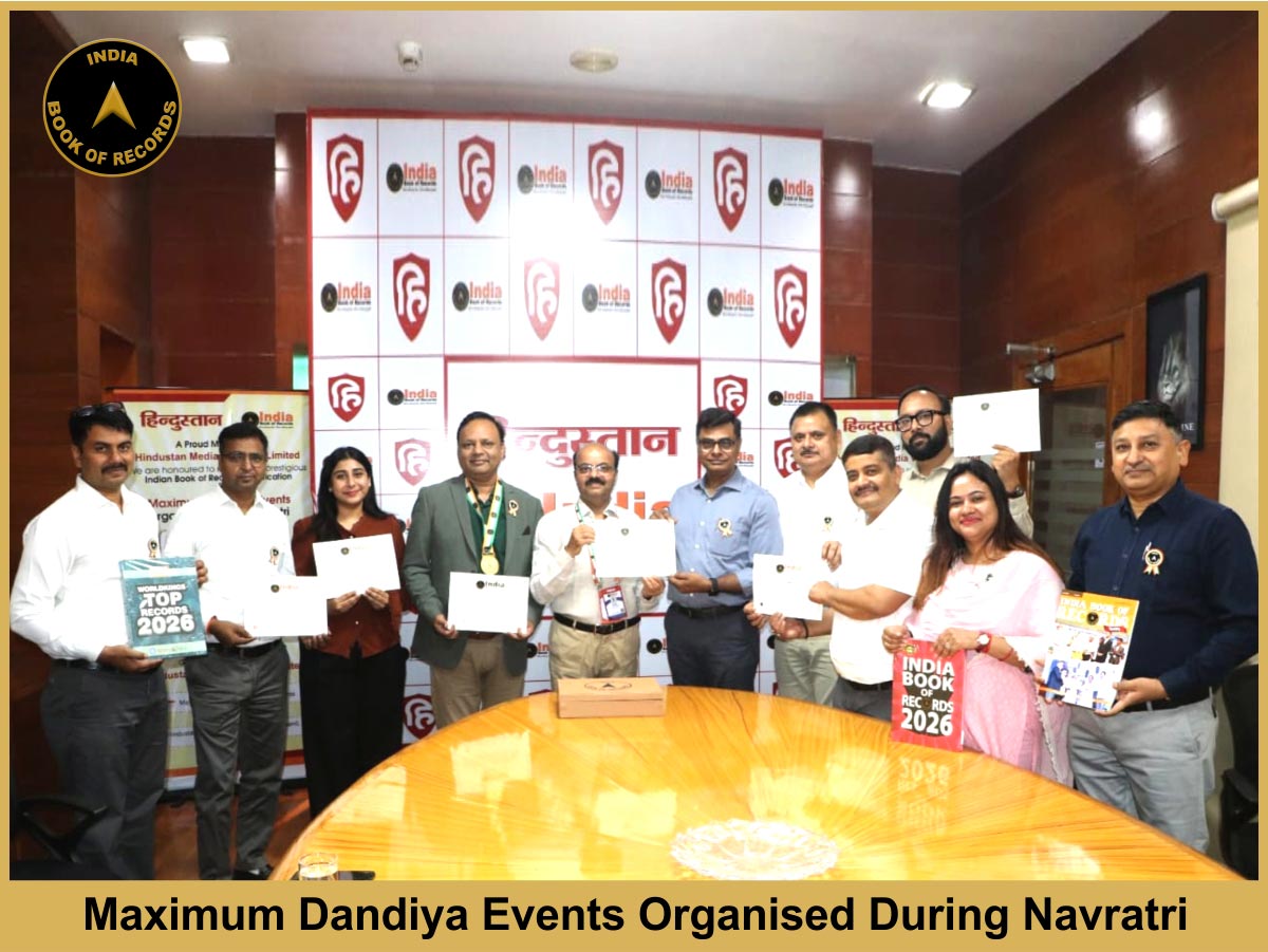 Maximum Dandiya Events Organised During Navratri