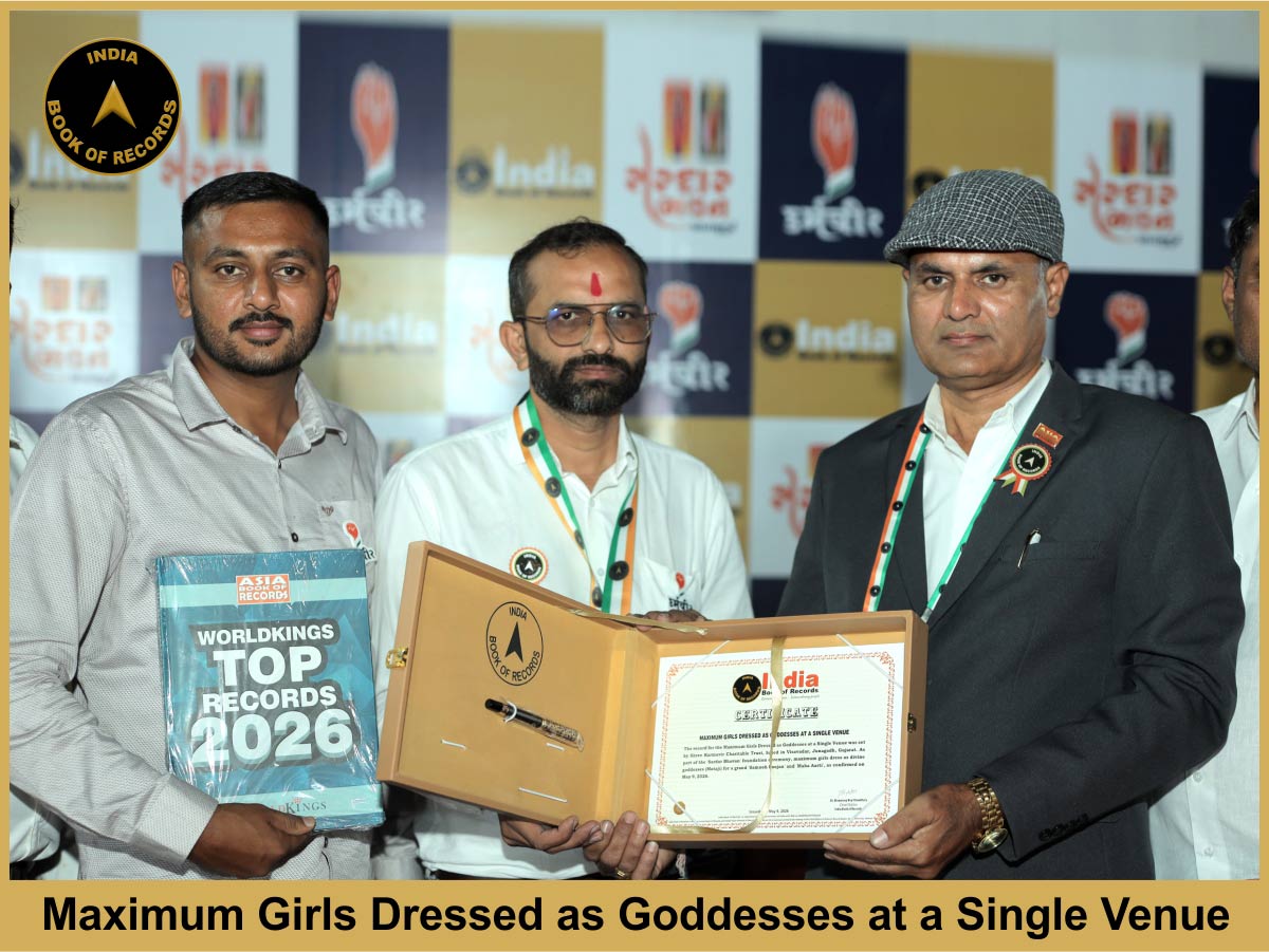 Maximum Girls Dressed as Goddesses at a Single Venue