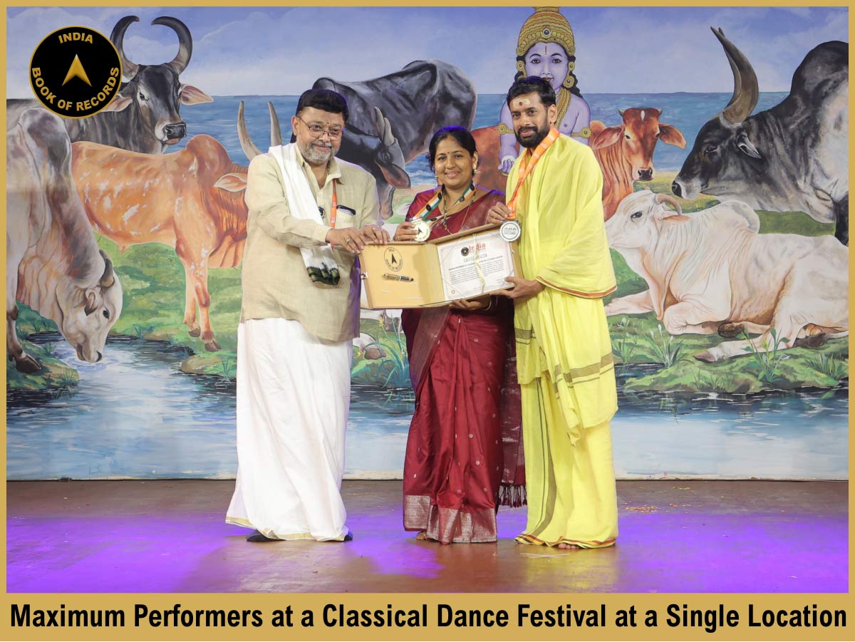 Maximum Performers at a Classical Dance Festival at a Single Location