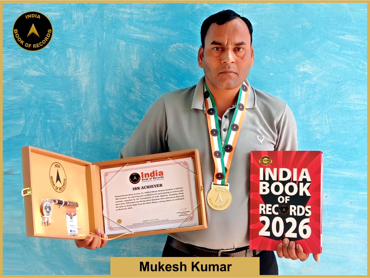 Mukesh Kumar – IBR Achiever