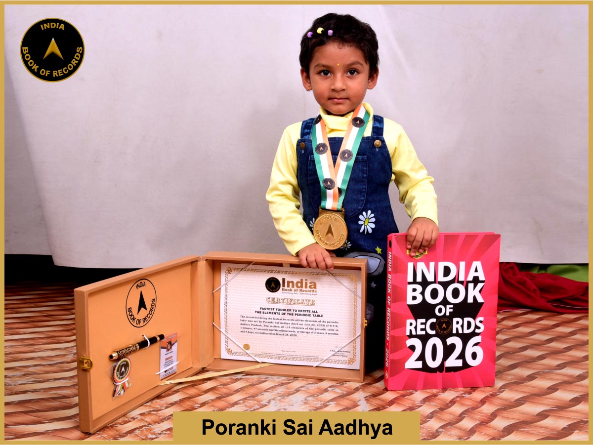 Fastest toddler to recite all the elements of the periodic table