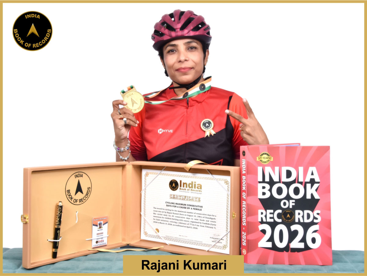 Cycling maximum consecutive days for a cause by a female