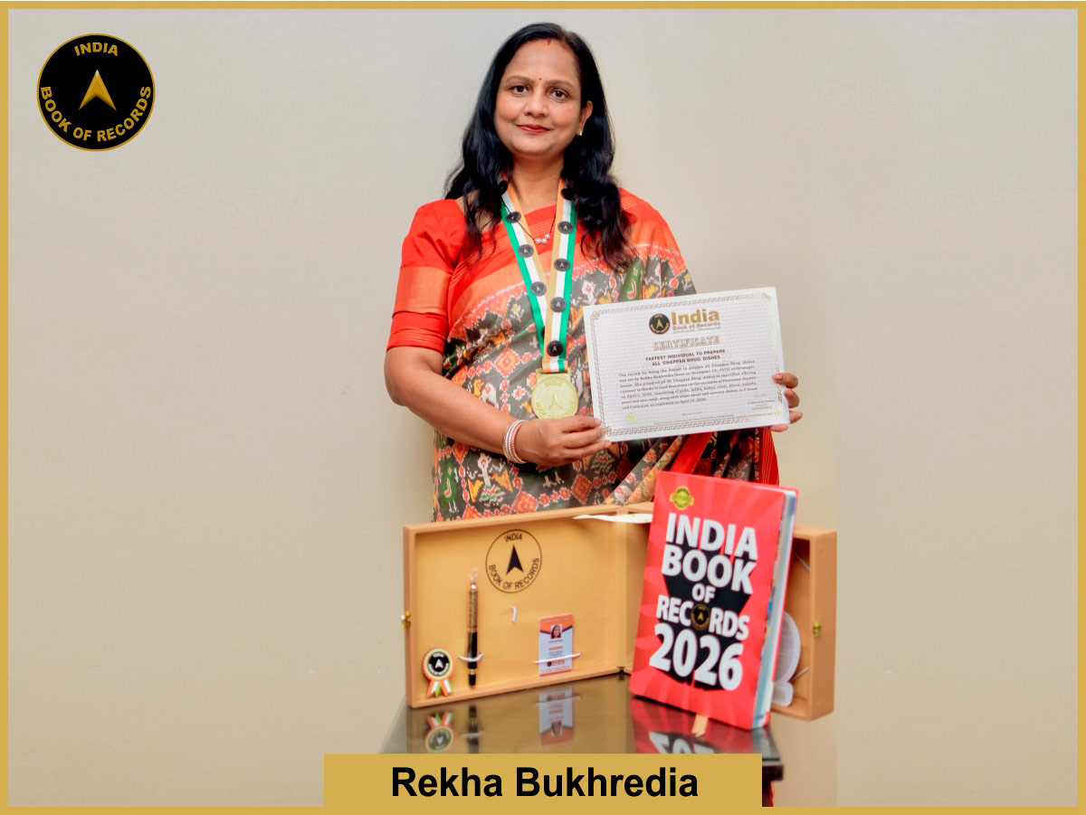 Fastest individual to prepare all ‘Chappan Bhog’ dishes