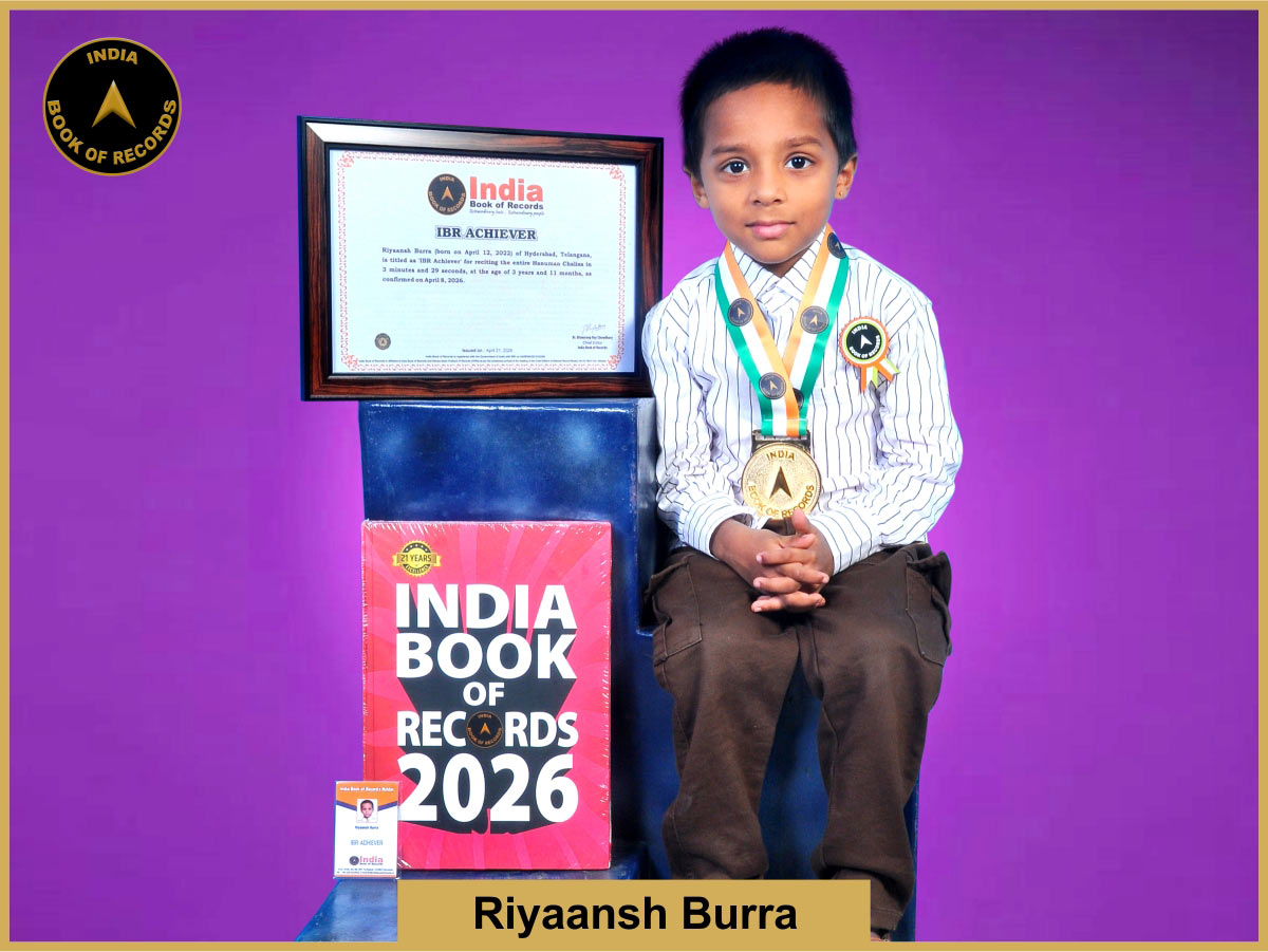 Riyaansh Burra – IBR Achiever