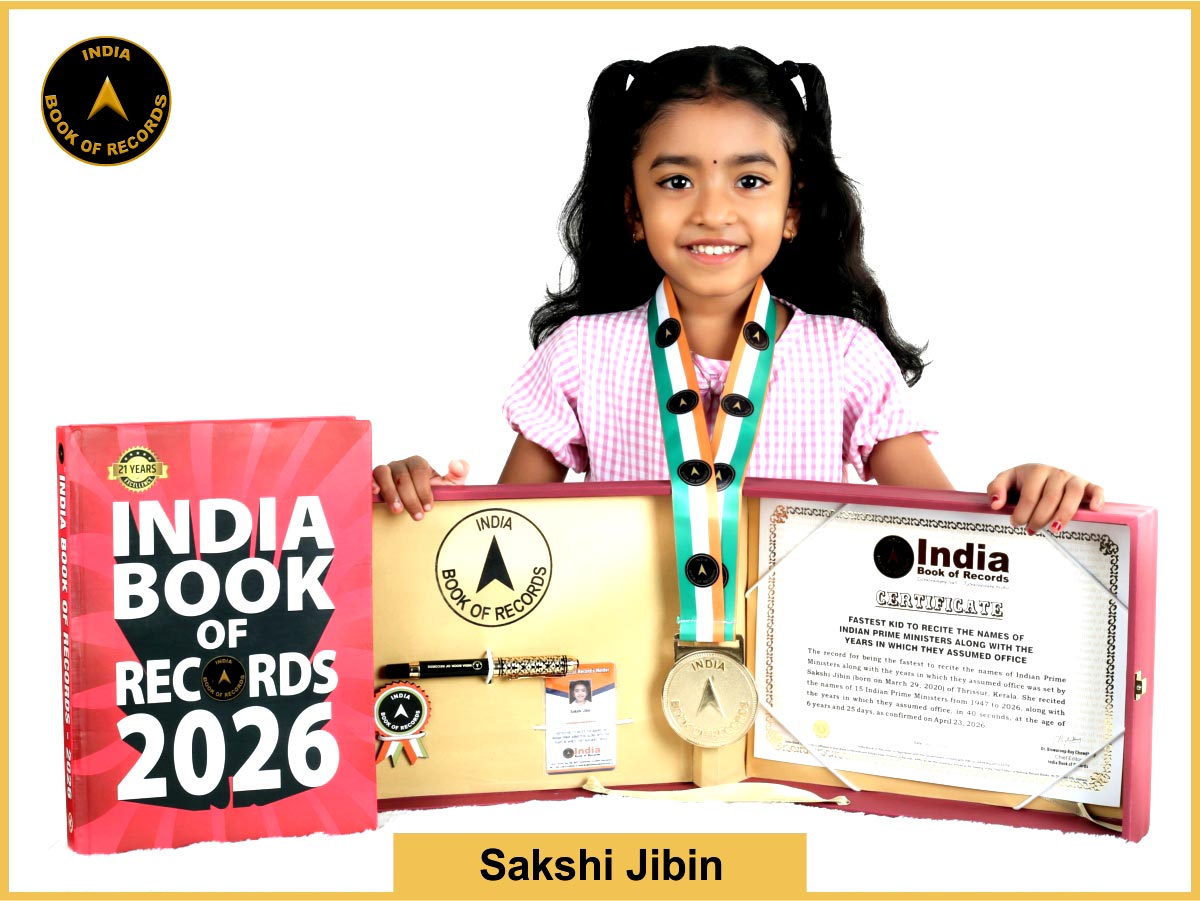 Fastest kid to recite the names of Indian Prime Ministers along with the years in which they assumed office
