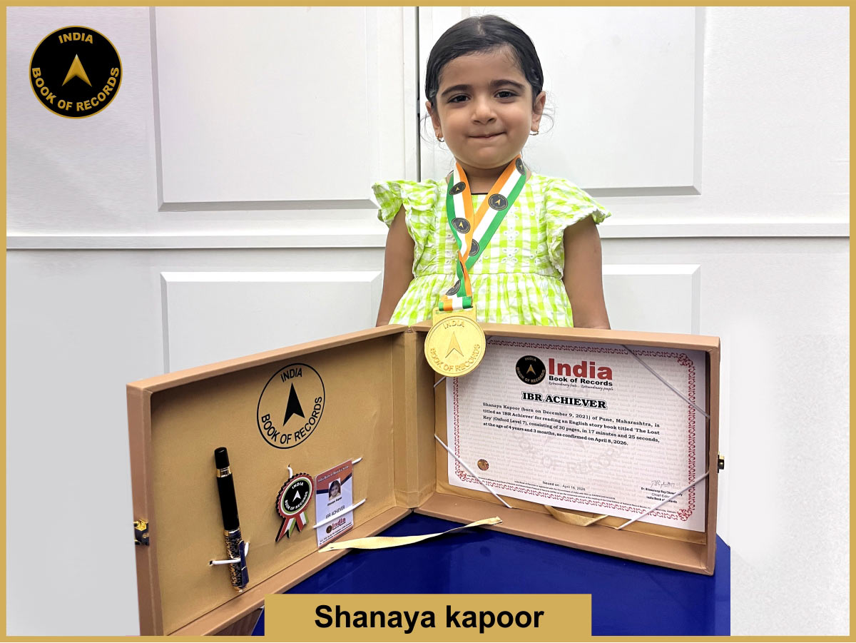 Shanaya Kapoor – IBR Achiever