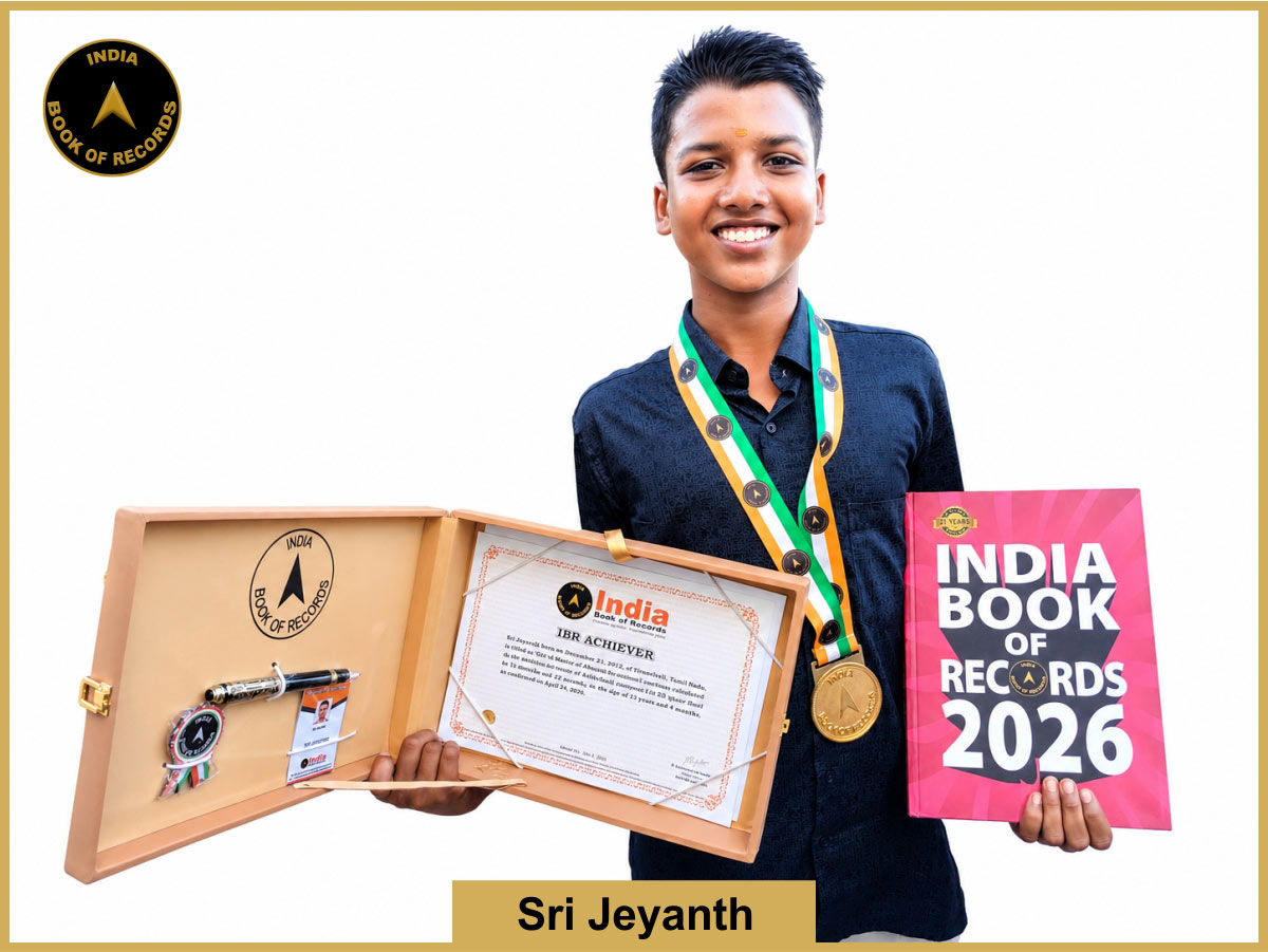 Sri Jeyanth – IBR Achiever