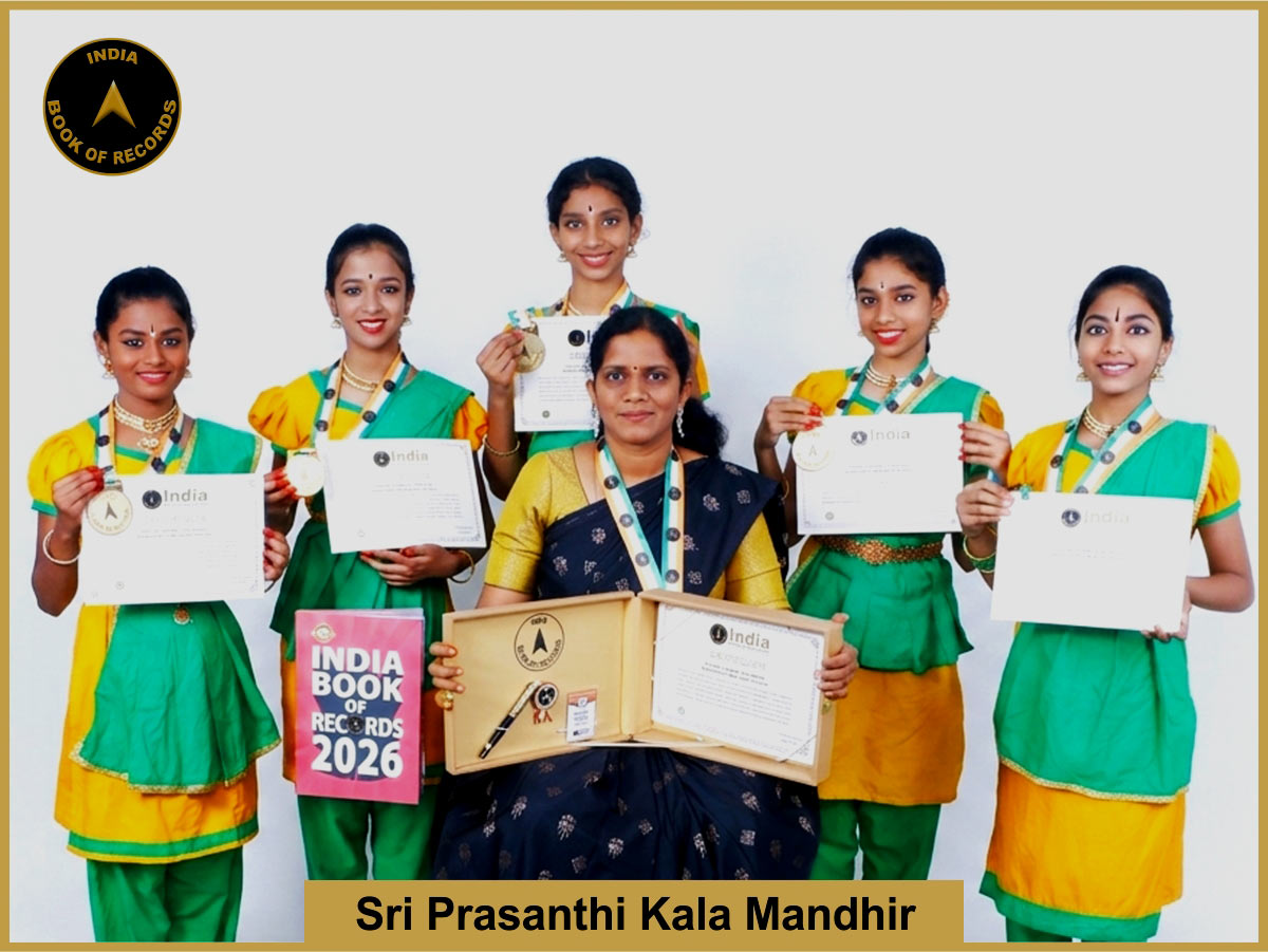 Fastest group to perform Bharatanatyam dance Adavus