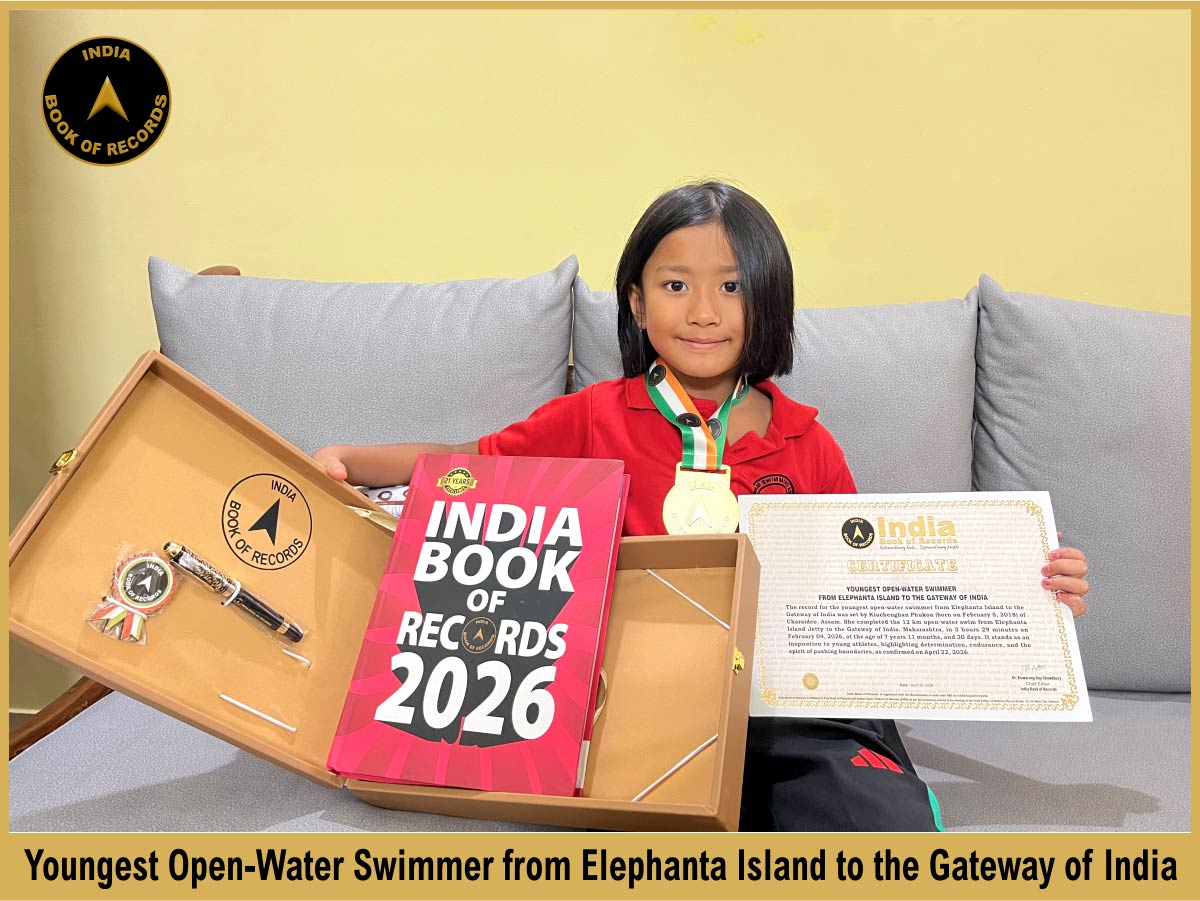 Youngest Open-Water Swimmer from Elephanta Island to the Gateway of India