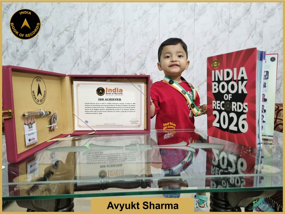 Avyukt Sharma – IBR Achiever