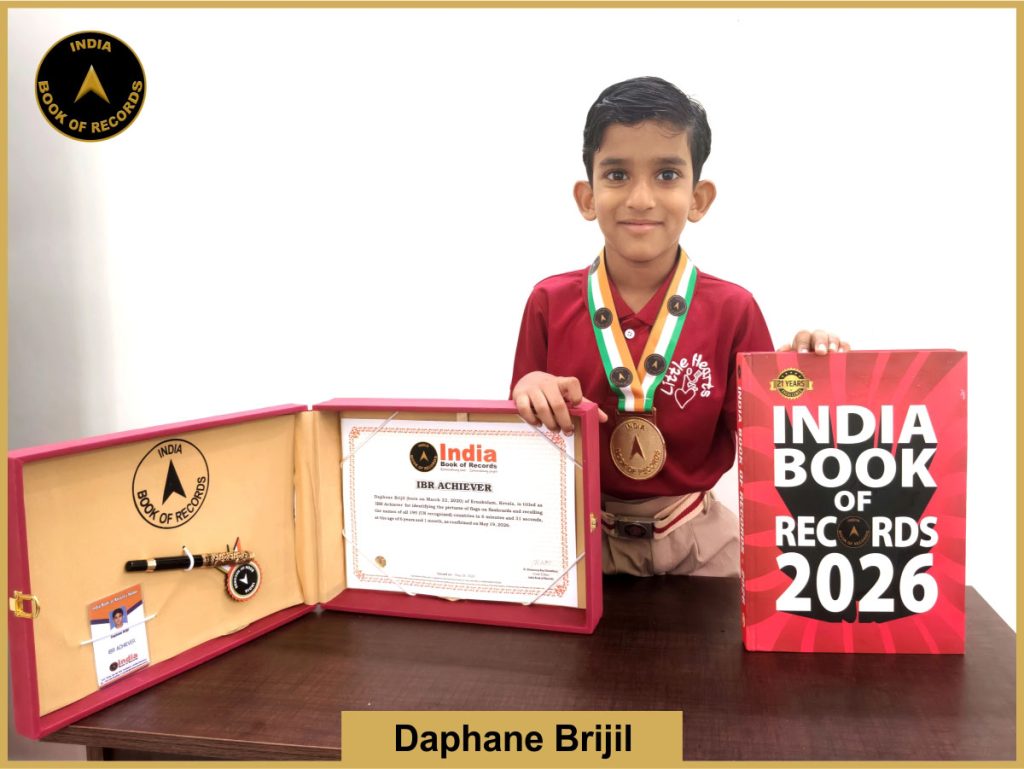 Image of Daphane Brijil with IBR Achiever Certificate.