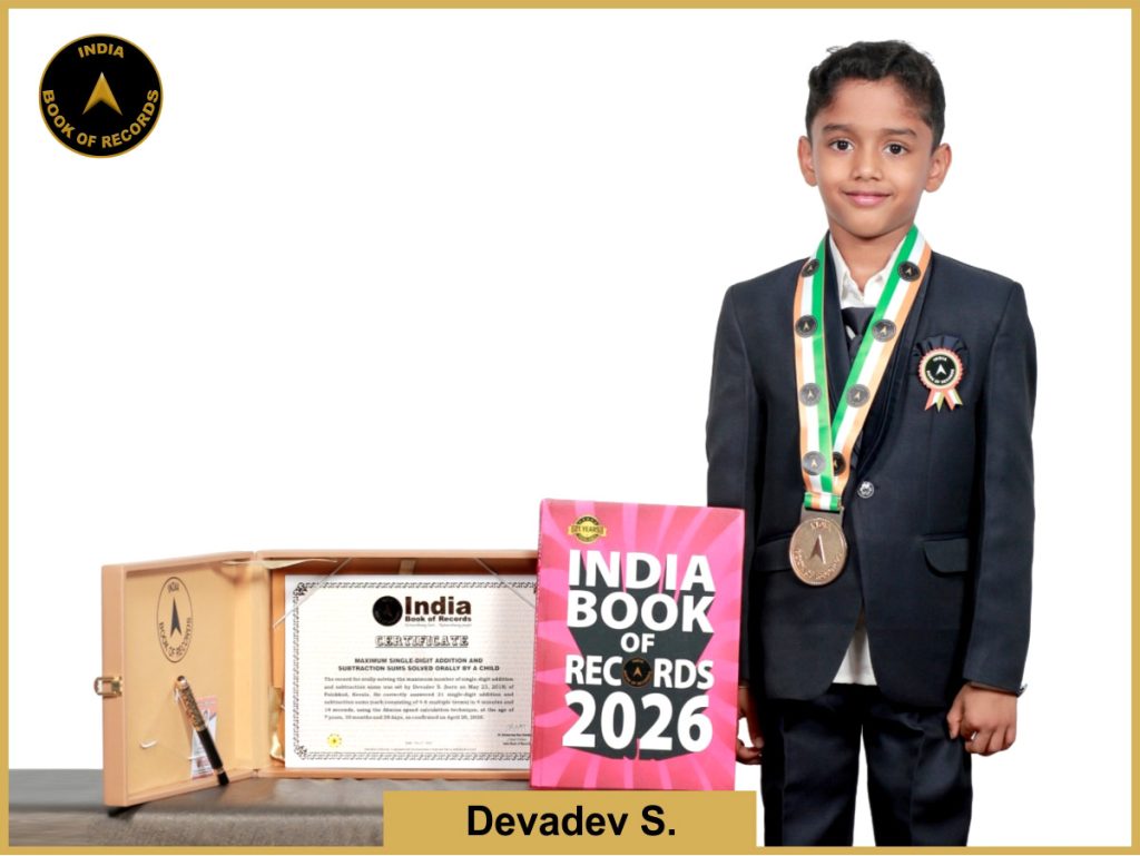 Image of devadev S, Maximum single-digit addition and subtraction sums solved orally by a child.