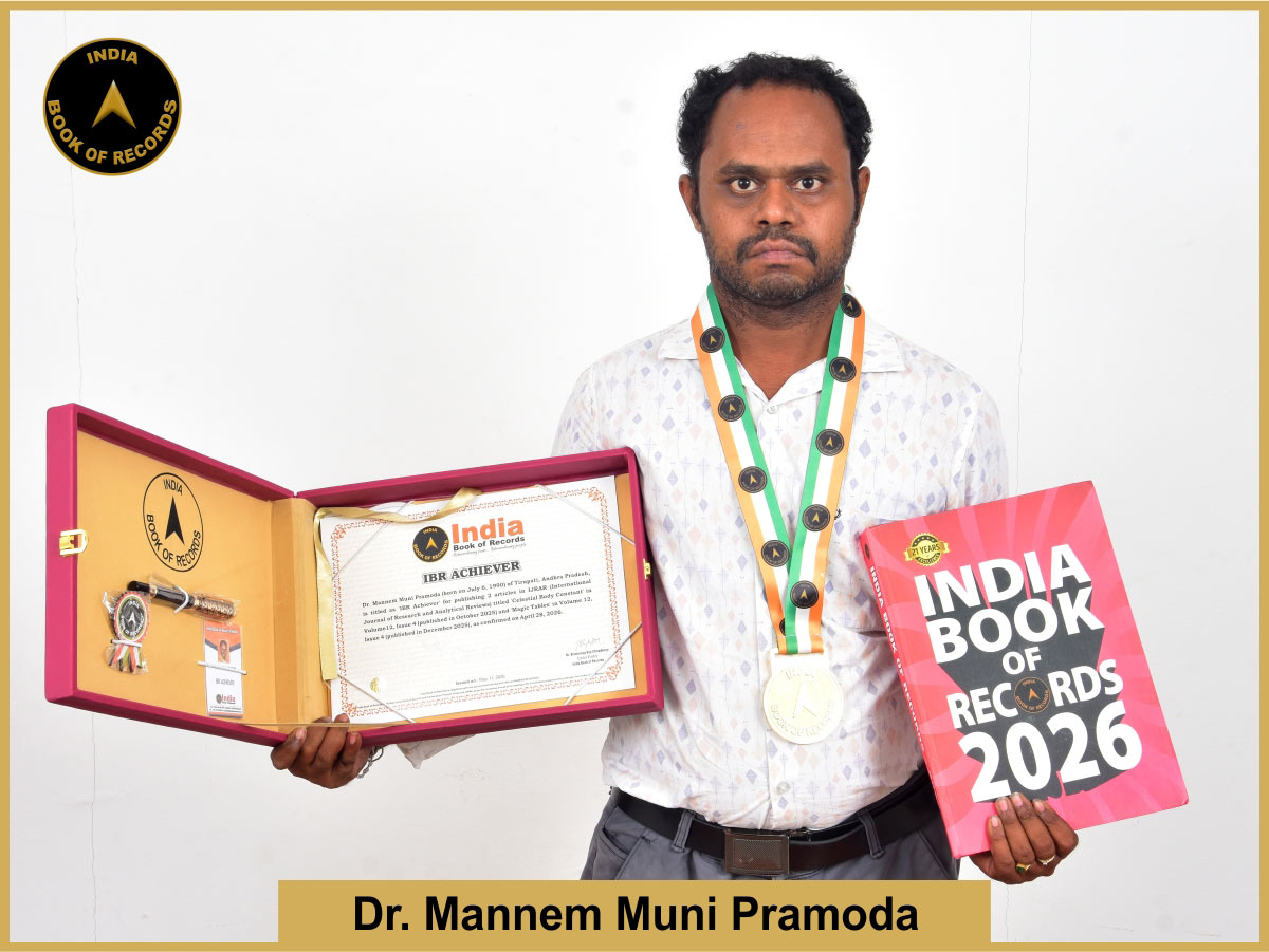 Dr. Mannem Muni Pramoda – IBR Achiever
