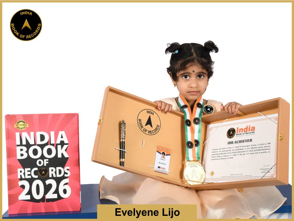 Image of Evelyene Lijo with IBR Achiever Certificate.