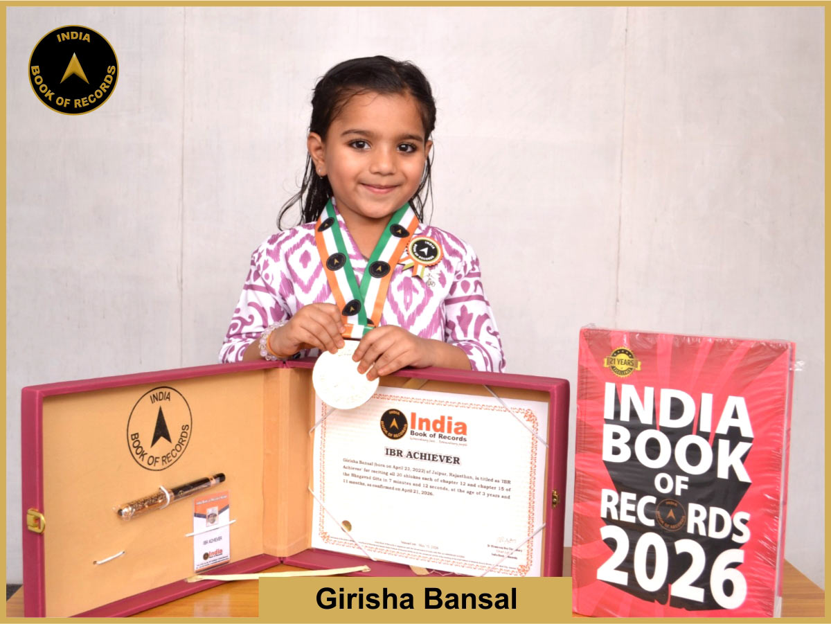 Girisha Bansal – IBR Achiever