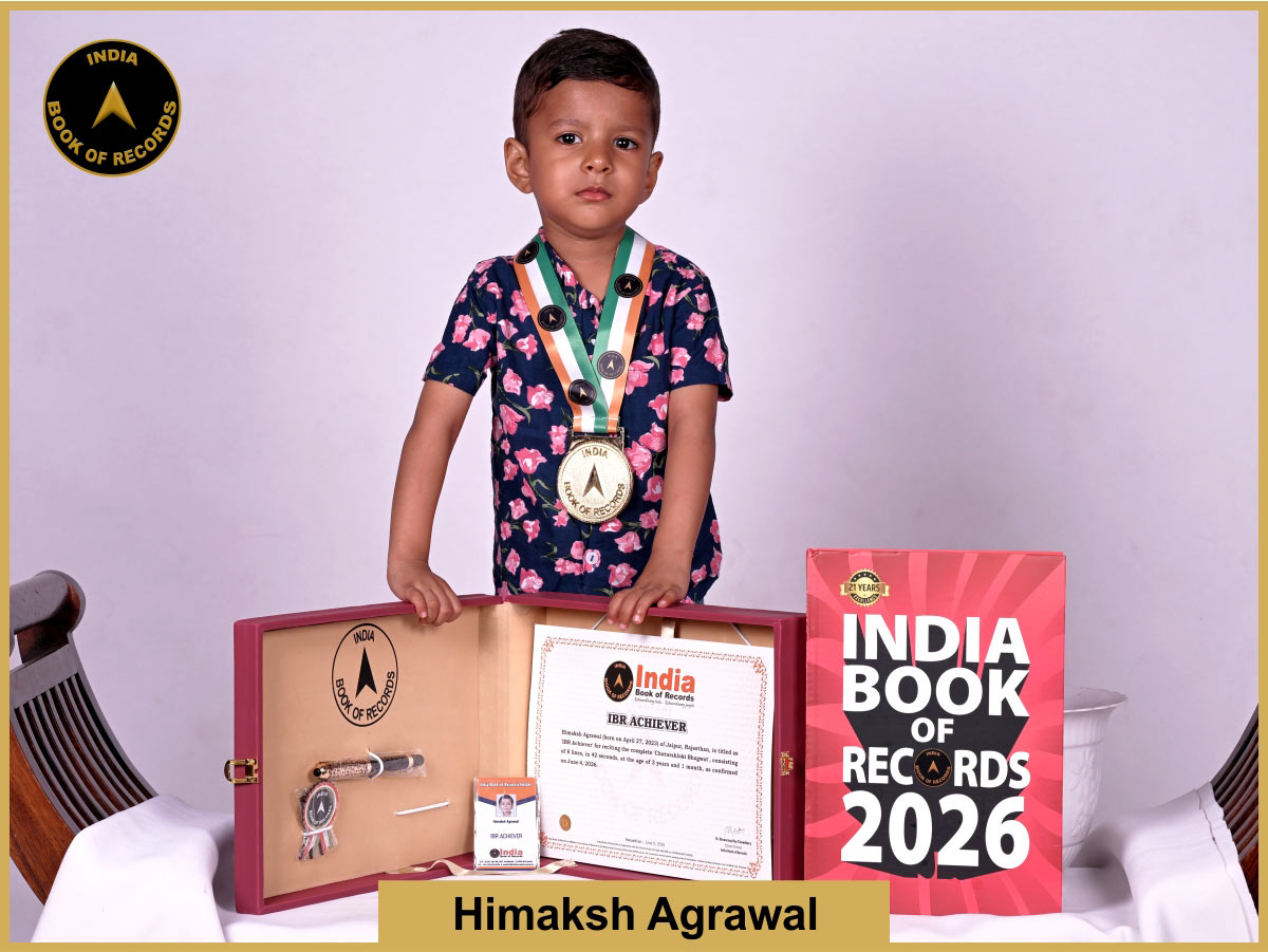Himaksh Agrawal -IBR Achiever