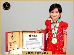 Image of Jaanvi Vijay Babu, Fastest kid to demonstrate Navarasas of Bharatanatyam dance.