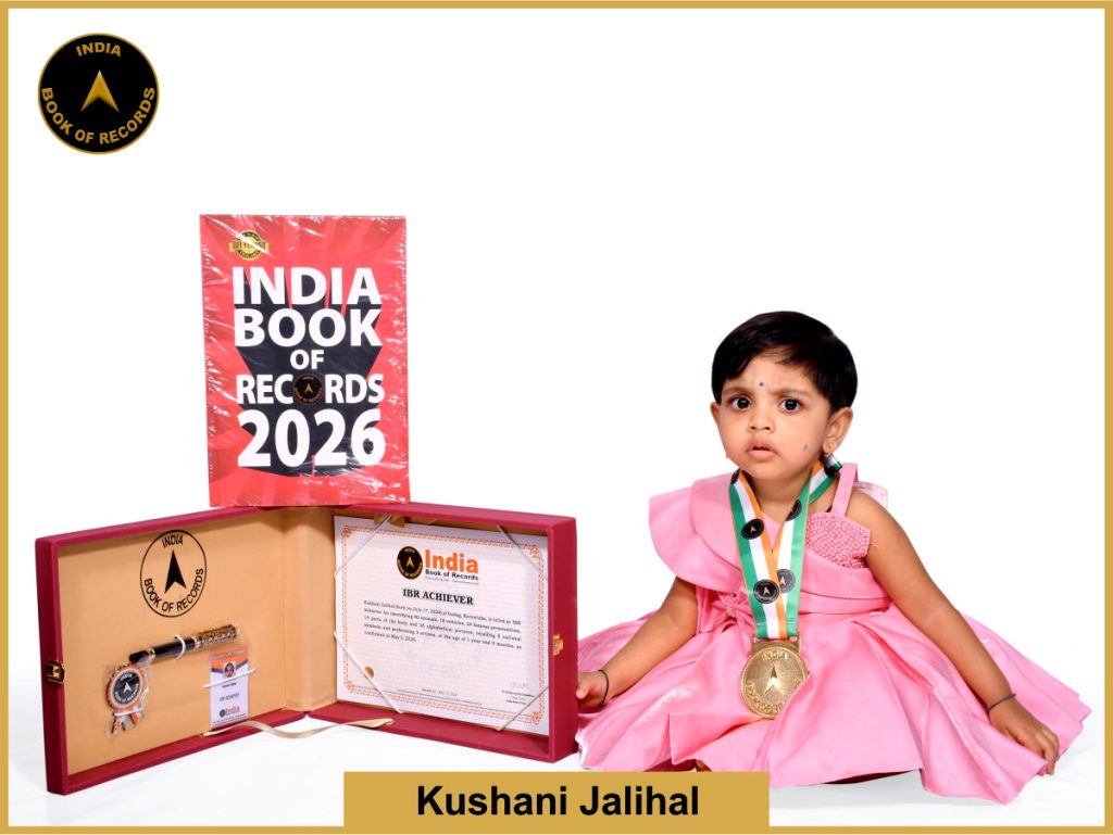 Image of Kushani Jalihal with IBR Achiever certificate.