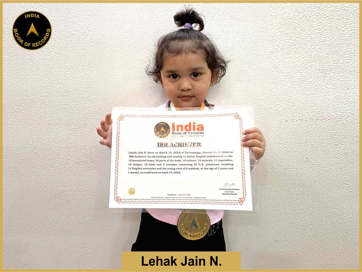 Lehak Jain N. – IBR Achiever