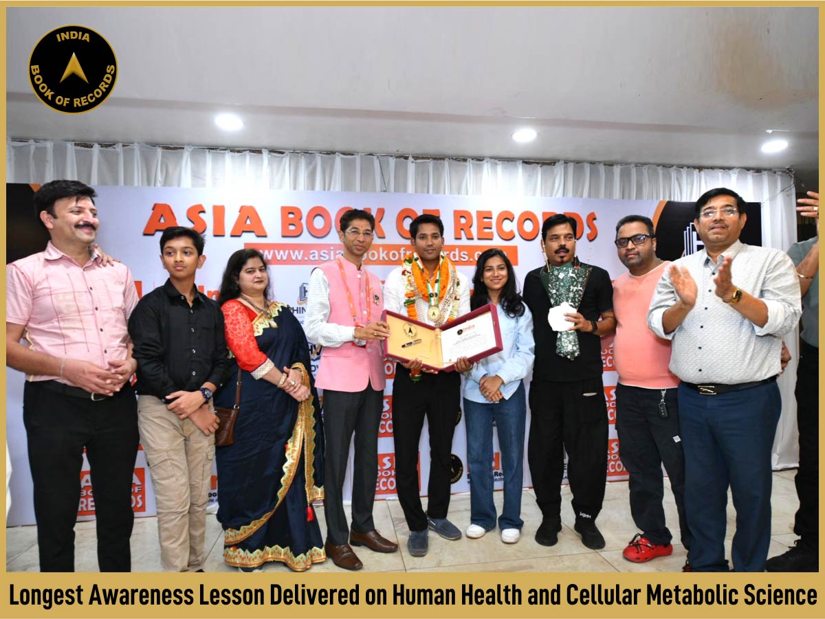 Longest Awareness Lesson Delivered on Human Health and Cellular Metabolic Science