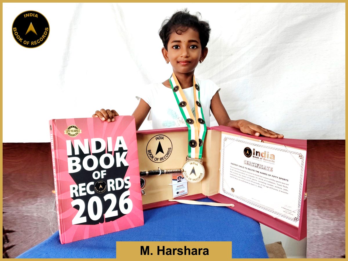 Fastest child to recite the names of fifty sports