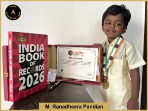 Image of M. Ranadheera Pandian with IBR Achiever Certificate.