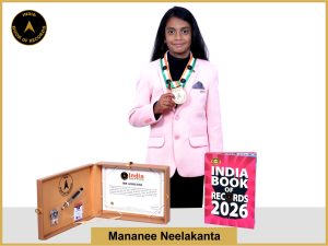 Image of Mananee Neelakanta with IBR certificate.