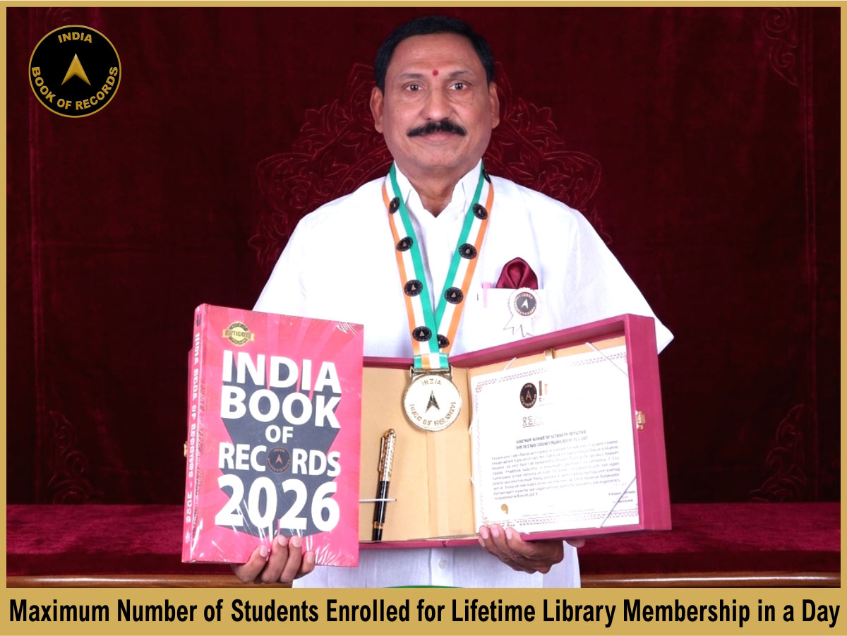 Maximum Number of Students Enrolled for Lifetime Library Membership in a Day
