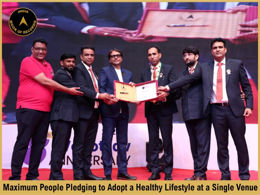 Maximum People Pledging to Adopt a Healthy Lifestyle at a Single Venue.