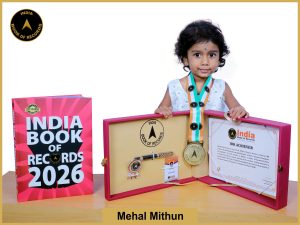 Image of Mehal Mithun with IBR Achiever Certifcate.