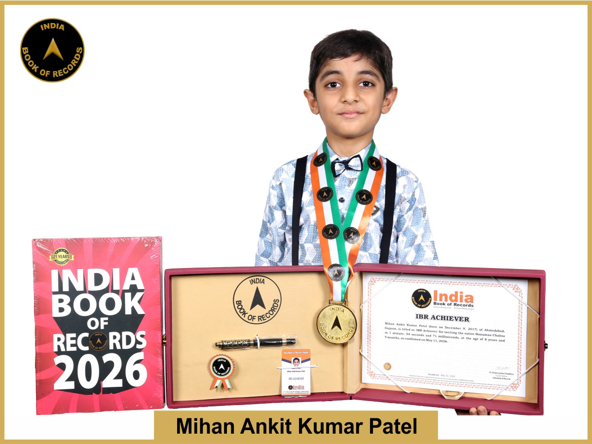 Mihan Ankit Kumar Patel – IBR Achiever
