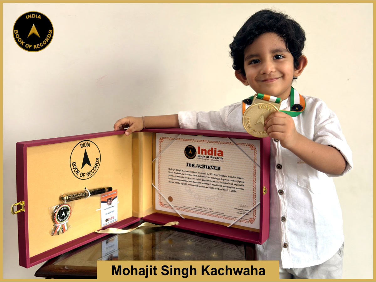 Mohajit Singh Kachwaha – IBR Achiever