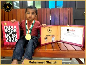 Image of Muhammad Shahzin with IBR cetificate.