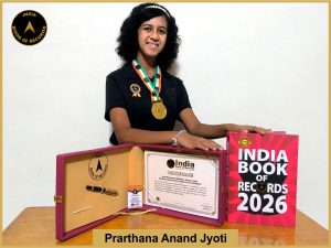 Image of Prarthana Anand Jyoti, Maximum certificates, medals and awards achieved by a teen for academics.