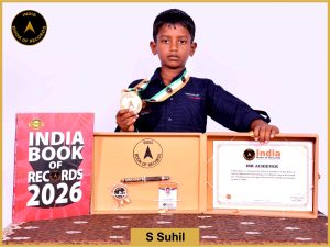 Image of S Suhil with IBR Achiever certificate.