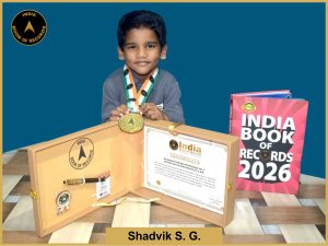 Image of Shadvik S G, Maximum punches performed on a boxing bag in one minute by a kid.