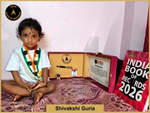 Image of Shivakshi Guria with IBR Achiever certificate.