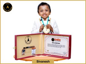 Image of Sivanesh with IBR Achiever Certificate.