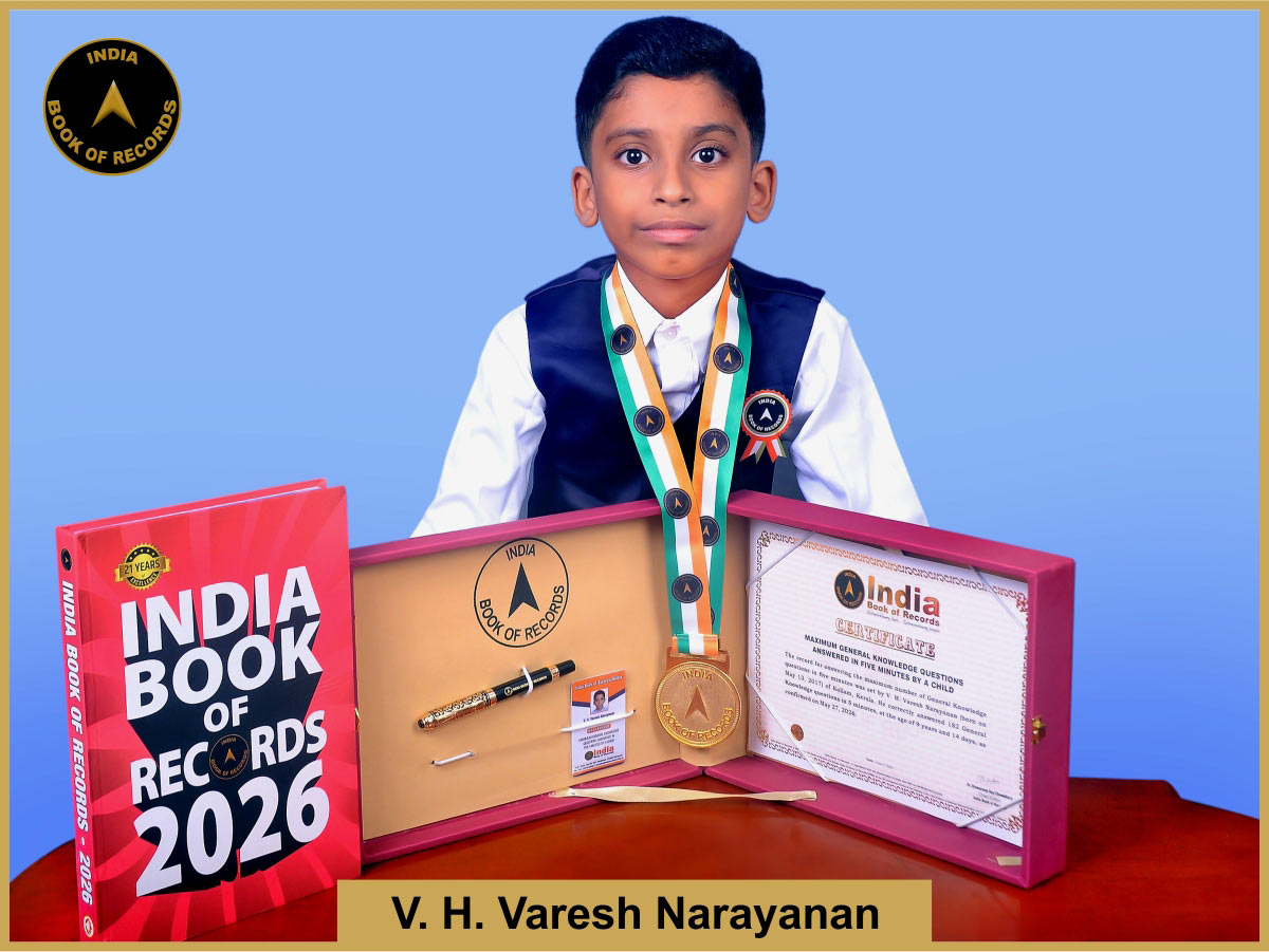 Maximum General Knowledge questions answered in five minutes by a child
