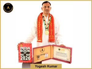Image of Yogesh kumar, Vedic yagna rituals performed for maximum days by an individual and uploaded on YouTube.
