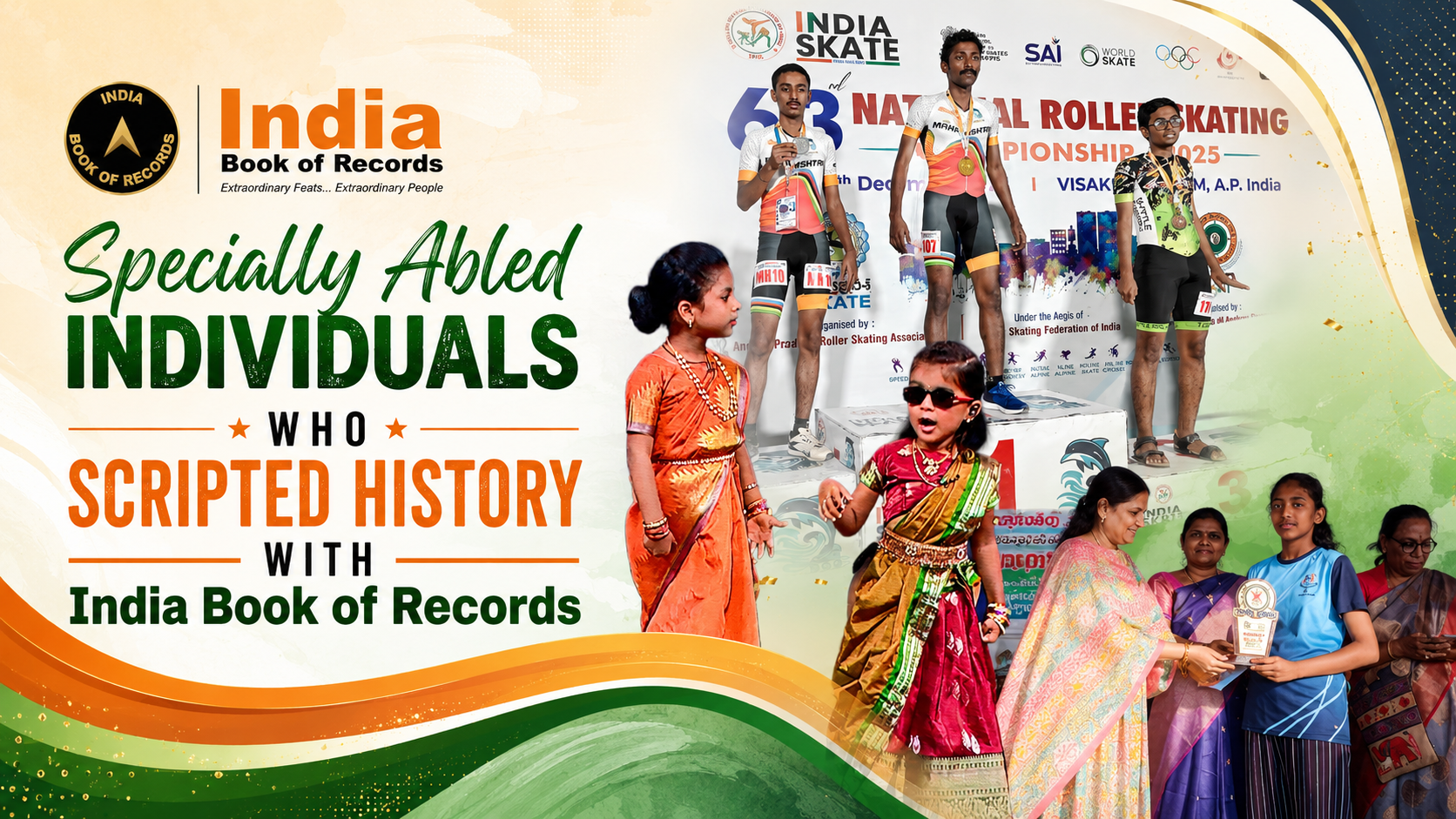 Specially Abled Individuals who scripted history with India Book of Records
