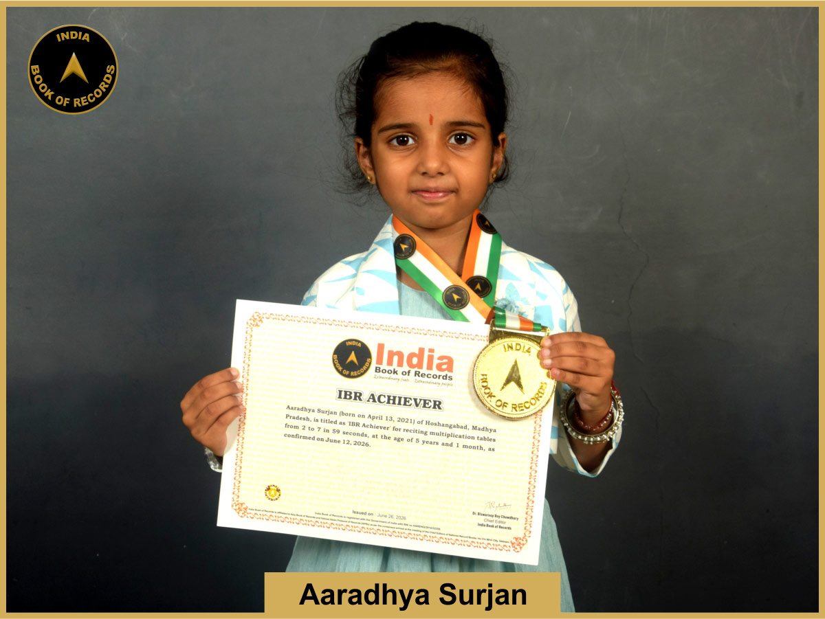 Aaradhya Surjan – IBR Achiever